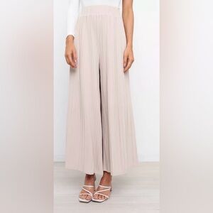 Petal & Pup Cream Wide-Leg Pants